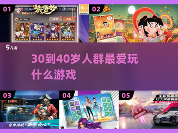 30-40岁必玩🔥这10款游戏太上头了！🎮截图1