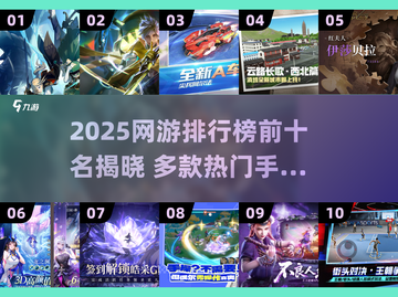 🔥2025网游TOP10榜单出炉！🎮爆款手游全收录💥截图1