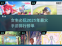 2025女生必玩手游排行榜🔥超好玩网游推荐✨