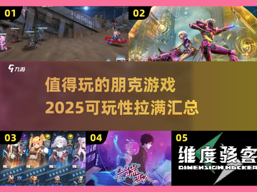 🔥2025必玩朋克游戏合集，沉浸式体验未来世界！💥截图1