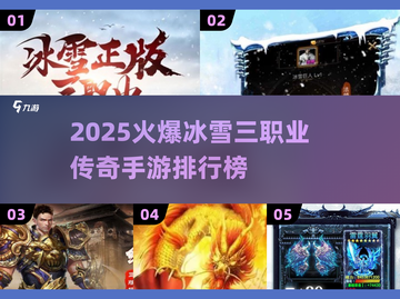 🔥2025冰雪三职业传奇手游TOP5榜单💥截图1