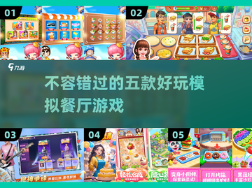 🌟2024必玩！TOP5模拟餐厅游戏🔥让你沉浸美食帝国💡截图1