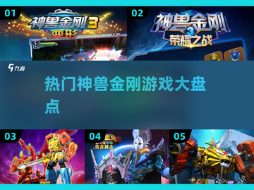🔥2024最受欢迎的神兽金刚游戏合集来了！👇截图1