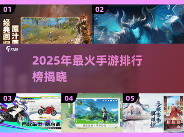 🔥2025手游TOP5榜单！🎮爆款推荐来啦💥截图1