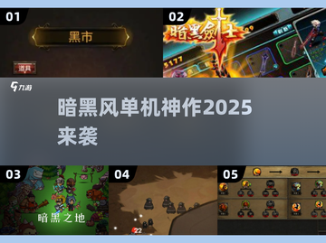 🎮暗黑风单机神作2025推荐！🔥截图1