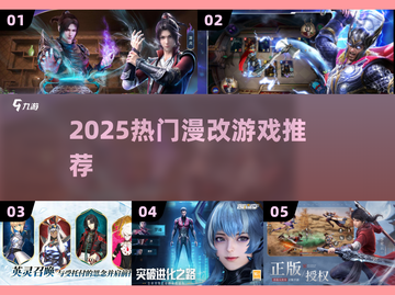 🔥2025最火漫改游戏大揭秘🎮截图1