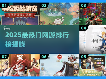 🎮2025最火网游排行榜出炉！这些游戏你玩了吗？🔥截图1