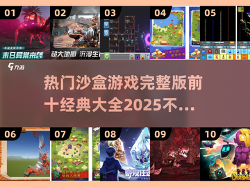 🔥2025必玩！十大经典沙盒游戏💎完整版清单截图1
