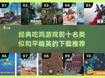 🔥2025必玩！经典吃鸡游戏TOP10下载推荐🎮截图1