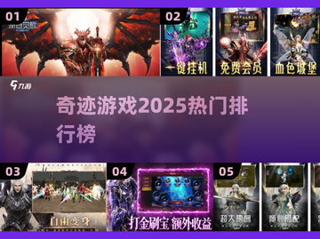 2025奇迹游戏神作TOP榜🔥截图1