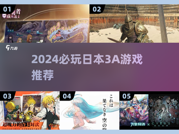 🔥2024必玩！日本3A游戏TOP榜🎮截图1