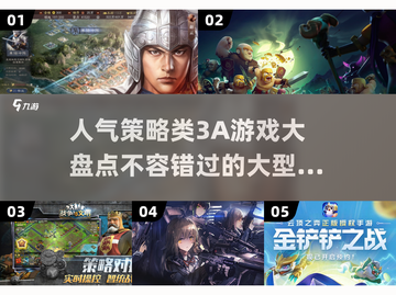 2025必玩🔥策略类3A游戏大盘点！👇截图1