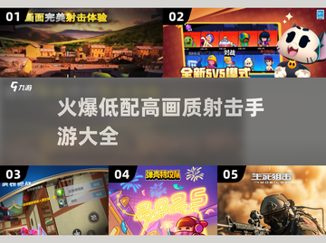 🔥2025必玩！低配手机也能畅享高画质射击手游🎉截图1