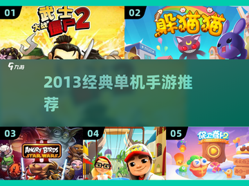 🎮2013经典单机手游大揭秘！🔥截图1
