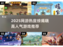 🔥2025网游热度TOP榜💥高燃游戏推荐🎮