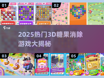 🔥2025最火3D糖果消除游戏大揭秘！🍬🎮截图1