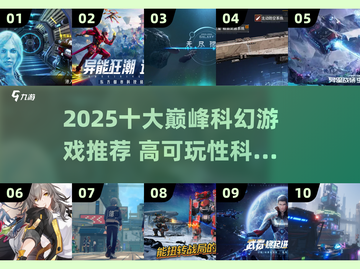 🎮2025十大巅峰科幻游戏🔥高可玩性神作推荐！🚀截图1