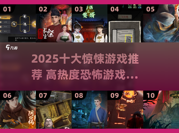 🔥2025十大惊悚游戏榜单出炉！吓到睡不着！🎮💀截图1