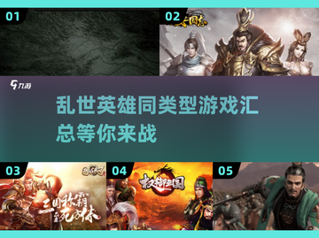🔥2025必玩！乱世英雄同类游戏大汇总🔥截图1