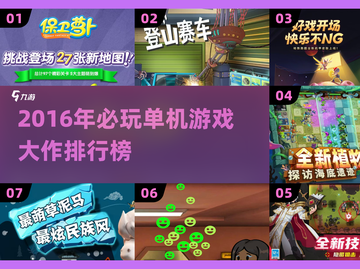 🎮2016单机神作TOP榜🔥必玩经典！截图1