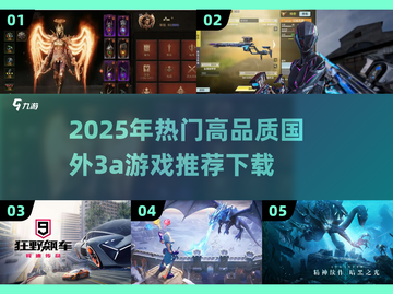 2025年必玩🔥国外3A大作推荐🎮截图1