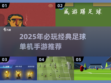 🔥2025最火足球手游推荐⚽单机也能玩嗨！截图1