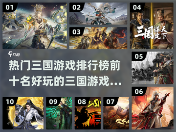 🔥2024必玩！十大热门三国游戏排行榜💡截图1