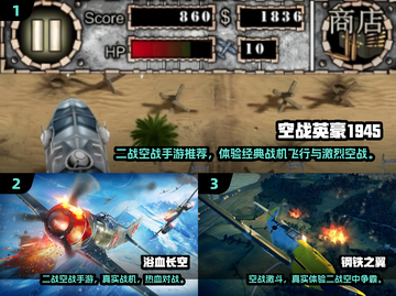 💥二战空战手游TOP榜！🔥2024最燃飞行射击游戏推荐✨截图2