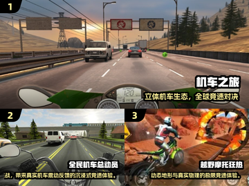🏍2025最真实3D机车手游大合集！画质炸裂💥截图2