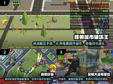 🦖像素怪兽毁天灭地！2025必玩城市破坏手游推荐💥截图2