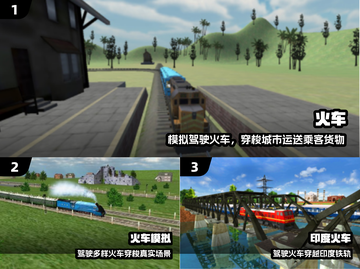 🚂2025最火火车游戏TOP榜！🔥截图2