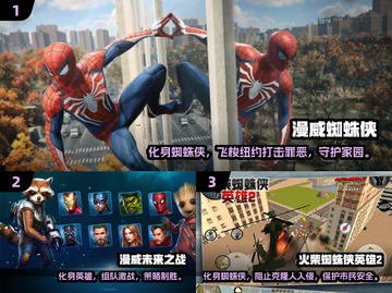 🔥2025必玩蜘蛛侠手游推荐！🎮漫威迷速来围观！截图2