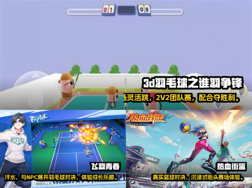 🔥2024必玩双人羽毛球游戏合集🎾截图2