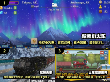 🔥2025必玩！高人气像素火车游戏大全🚂截图2