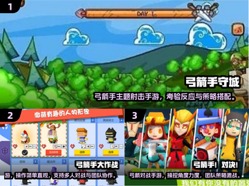 🎯13年经典弓箭手游大揭秘！城堡攻防超刺激截图2
