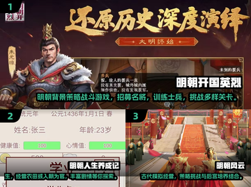 🔥明朝单机游戏TOP榜！穿越古代爽玩推荐✨截图2