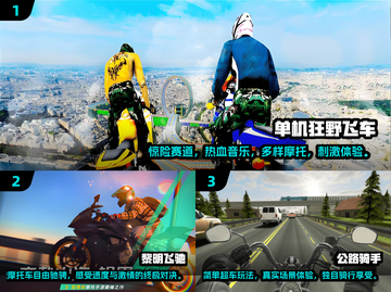 🔥2024特技摩托车游戏推荐，玩到停不下来！🏍截图2