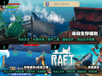 RAFT大作战！2025超有趣木筏求生游戏推荐🔥截图2