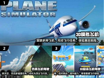 ✈2024最受欢迎的3D模拟飞机驾驶手游推荐！🔥截图2