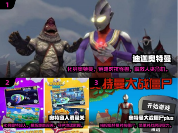 免费玩！🔥2025超耐玩迪迦奥特曼游戏合集🎉截图2