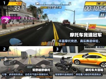 🔥2025免费摩托车游戏推荐🎮极速狂飙体验！截图2