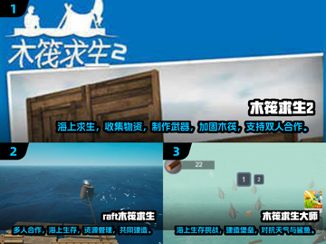 🔥2025最🔥木筏求生手游推荐🎉联机超好玩！截图2