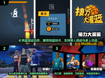 🔥2024最受欢迎免费篮球手游推荐🎉截图2