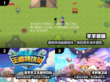 🔥2025最耐玩的喜羊羊游戏Top榜来了！🎮✨截图2