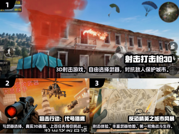 🔥2025最火3D枪战手游推荐💥单机爽玩！截图2