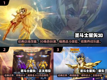 圣斗士星矢3D手游🔥2025最全游戏排行来了！截图2