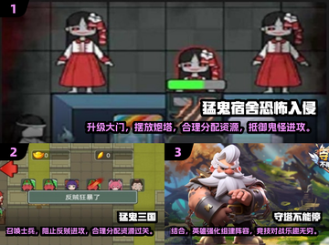 🔥2024必玩！猛鬼宿舍同类塔防手游🔥截图2