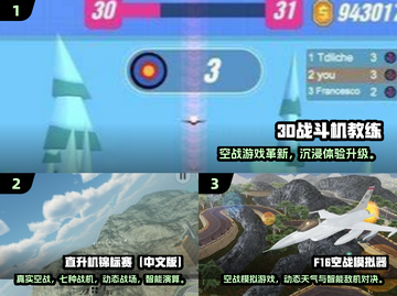 🔥2025热门3D战斗机游戏榜✈高人气模拟空战推荐截图2
