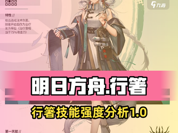 明日方舟行箸技能强度大起底💥行家必看！截图1