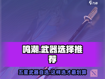鸣潮✨五星武器自选推荐｜必看攻略来啦！截图1